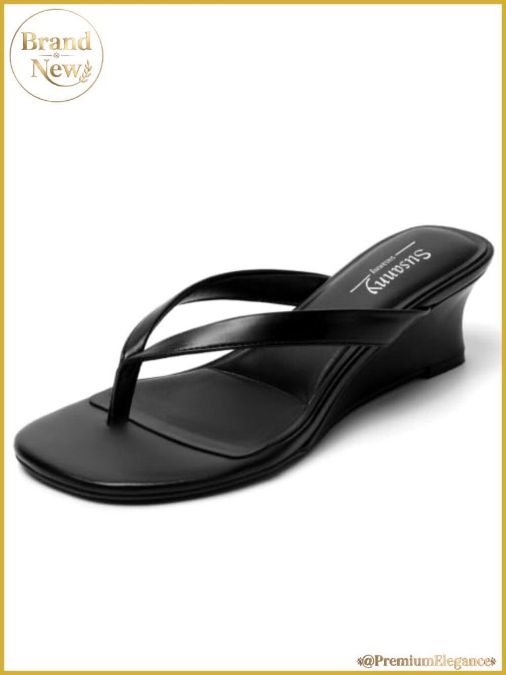 Women Platform Wedge Heel Sandals Slip On Thong Flip Flops Slides